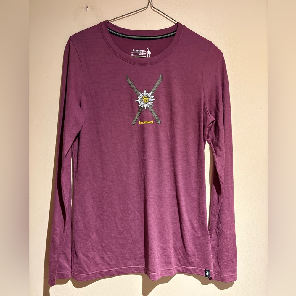 Smartwool Merino Sport 150 Powder Flower Long-Sleeve Base Layer Merino Wool S